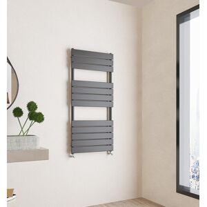 Aica Flat Panel Towel Rail Radiator Central Heating Rad Anthracite 1200x600mm Aica Flat Panel Towel Rail Radiator Central Heating Rad Anthracite 1200x600mm