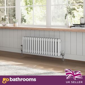 The Bath People White Triple Radiator Traditional Horizontal 3 Column Panel Rad 300 X 785mm The Bath People White Triple Radiator Traditional Horizontal 3 Column Panel Rad 300 X 785mm
