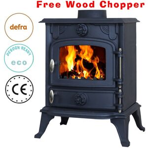 Heatsure Woodburner 5kw Fireplace Multifuel Cast Iron Stove Indoor Heating Heatsure Woodburner 5kw Fireplace Multifuel Cast Iron Stove Indoor Heating
