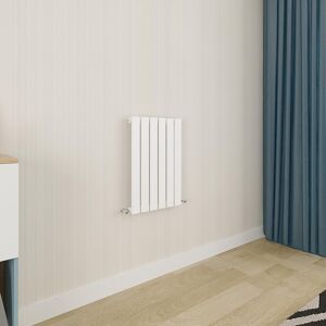 Aica Flat Panel Radiator Horizontal Central Heating Rad 600x408mm Single White Aica Flat Panel Radiator Horizontal Central Heating Rad 600x408mm Single White