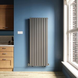 Elegant Anthracite Vertical Radiator Double 1600x608 Flat Panel Central Heating Tall Rad Elegant Anthracite Vertical Radiator Double 1600x608 Flat Panel Central Heating Tall Rad