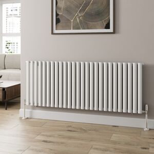 Radilux Designer Radiator Horizontal White Oval Column Rads Single Panel 600x1560mm Radilux Designer Radiator Horizontal White Oval Column Rads Single Panel 600x1560mm