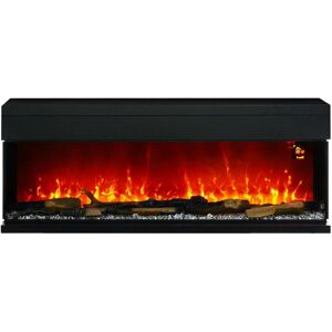 Homcom 127cm Electric Fireplace Recessed, Insert, Wall Mount, Freestanding Homcom 127cm Electric Fireplace Recessed, Insert, Wall Mount, Freestanding