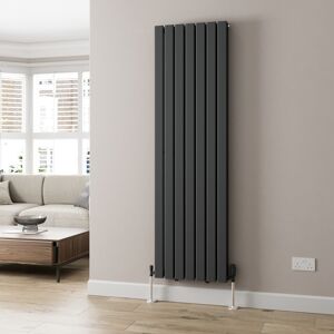 Radilux Anthracite Designer Radiator Vertical Flat Panel Double Panel Rad 1800x532mm Radilux Anthracite Designer Radiator Vertical Flat Panel Double Panel Rad 1800x532mm