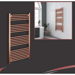 Nwt Direct Heated Towel Rail Radiator Warmer Brushed Copper 600mm(W) X 1200mm(H) 2330 Btus Nwt Direct Heated Towel Rail Radiator Warmer Brushed Copper 600mm(W) X 1200mm(H) 2330 Btus