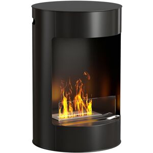 Homcom 22" Bioethanol Fireplace Stove, Ethanol Fire Burner, Black Homcom 22" Bioethanol Fireplace Stove, Ethanol Fire Burner, Black