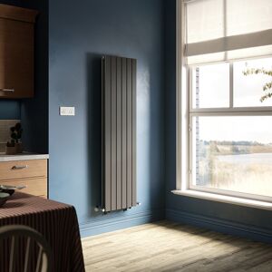 Elegant Anthracite Vertical Radiator 1800x452 Double Flat Panel Modern Tall Upright Rads Elegant Anthracite Vertical Radiator 1800x452 Double Flat Panel Modern Tall Upright Rads