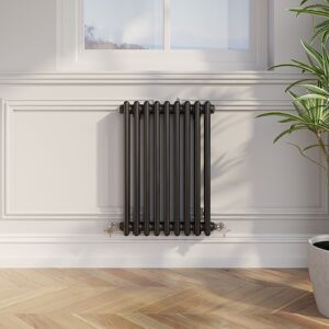 Radilux Traditional Colosseum Double Bar Column Radiator Black - 600x425mm 9 Tubes Radilux Traditional Colosseum Double Bar Column Radiator Black - 600x425mm 9 Tubes