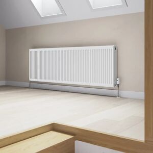 Flomasta Type 22 Double Panel Convector Radiator 1800mm X 600mm Heating System Flomasta Type 22 Double Panel Convector Radiator 1800mm X 600mm Heating System