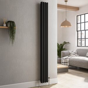 Reggio Midnight Black Vertical Triple Column Traditional Radiator Vct4-1800-Bct Reggio Midnight Black Vertical Triple Column Traditional Radiator Vct4-1800-Bct