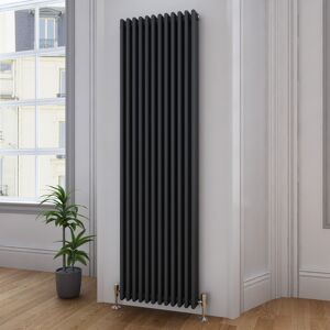 Elegant Traditional 3 Column Radiator Anthracite Vertical Cast Iron Style Rad 1800x560 Elegant Traditional 3 Column Radiator Anthracite Vertical Cast Iron Style Rad 1800x560