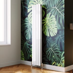 Elegant Vertical Radiator Double 1600 X 300 Flat Panel White Central Heating Tall Rads Elegant Vertical Radiator Double 1600 X 300 Flat Panel White Central Heating Tall Rads