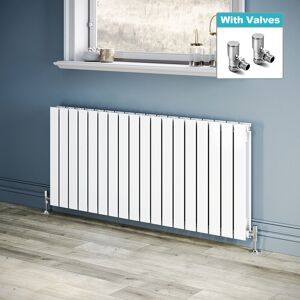 Elegant Double Radiator White Flat Panel Central Heating Rads With Valves 600 X 1368 Elegant Double Radiator White Flat Panel Central Heating Rads With Valves 600 X 1368