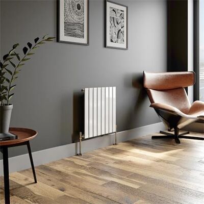 Unbranded - Modern Horizontal 600x600mm - White - Radiator Unbranded - Modern Horizontal 600x600mm - White - Radiator