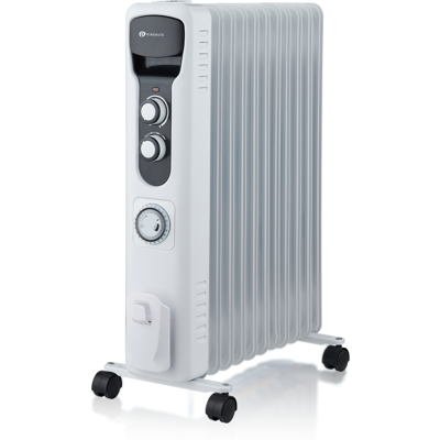 PureMate 2500W Oil Radiator - 11 fins, Thermostat PureMate 2500W Oil Radiator - 11 fins, Thermostat
