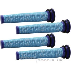 Qualtex 4 X Replacement Pre Motor Filters For Dyson V8 Absolute Vacuum Cleaners Qualtex 4 X Replacement Pre Motor Filters For Dyson V8 Absolute Vacuum Cleaners
