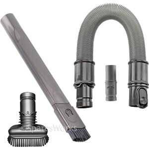 1.4m Hose Crevice Brush Dusting Tool Kit For Dyson Dc56 Dc58 Dc59 Dc61 V6 Vacuum 1.4m Hose Crevice Brush Dusting Tool Kit For Dyson Dc56 Dc58 Dc59 Dc61 V6 Vacuum
