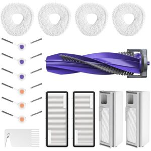 Sodial 2x(For Freo X Ultra Robot Vacuum Main Side Brush Hepa Dust Bags Mop8123 Sodial 2x(For Freo X Ultra Robot Vacuum Main Side Brush Hepa Dust Bags Mop8123