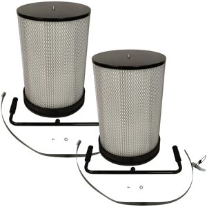 Vhbw 2x Fine Dust Filter + Cleaning Brush For Bamato Cf2 For Vacuum Unit Vhbw 2x Fine Dust Filter + Cleaning Brush For Bamato Cf2 For Vacuum Unit