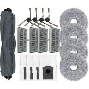 Sodial 4x(For E30 Ultra Replacement Main Side Brush Hepa Mop Pad Dust Bag9632 Sodial 4x(For E30 Ultra Replacement Main Side Brush Hepa Mop Pad Dust Bag9632