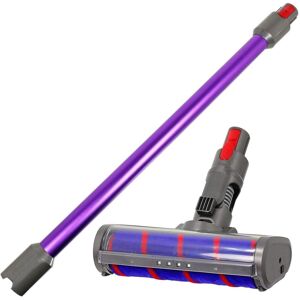 Spares2go Hard Floor Turbine Tool Brush For Dyson V11 Sv14 Vacuum + Purple Rod Wand Tube Spares2go Hard Floor Turbine Tool Brush For Dyson V11 Sv14 Vacuum + Purple Rod Wand Tube