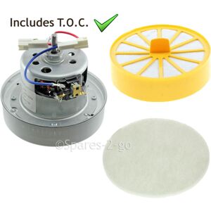 Vacuum Hoover Motor Fits Dyson Dc04 Washable Top Pre + Post Filter Pad Kit + Toc Vacuum Hoover Motor Fits Dyson Dc04 Washable Top Pre + Post Filter Pad Kit + Toc