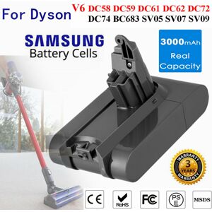 Dyson V6 Battery - 3000mAh Capacity Replacement Dyson V6 Battery - 3000mAh Capacity Replacement