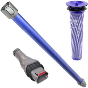 Spares2go Extension Tube Rod Wand For Dyson V6 Dc59 Animal + Upholstery Brush + Pre Filter Spares2go Extension Tube Rod Wand For Dyson V6 Dc59 Animal + Upholstery Brush + Pre Filter