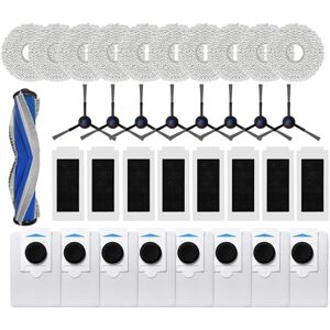 Sodial For T30s Combo/t30s Pro Parts Kit Main Side Brush Hepa Mop Rag Dust Bag6050 Sodial For T30s Combo/t30s Pro Parts Kit Main Side Brush Hepa Mop Rag Dust Bag6050