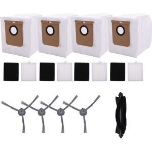 Sodial 3x(Roller Side Brush Hepa Dust Bag For Clean L50 / L50 / L60 / L607563 Sodial 3x(Roller Side Brush Hepa Dust Bag For Clean L50 / L50 / L60 / L607563