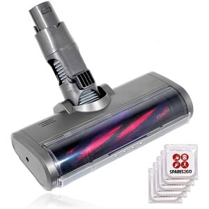 Spares2go Floor Tool For Dyson V6 Sv03 Vacuum Motorhead Turbine Brush Carbon Fibre + Fresh Spares2go Floor Tool For Dyson V6 Sv03 Vacuum Motorhead Turbine Brush Carbon Fibre + Fresh