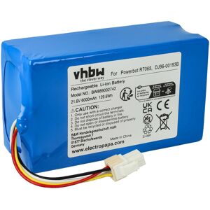 Vhbw Battery For Samsung Powerbot Vr1am7010u5/aa Vr1am7010uw/aa 6000mah 21.6v Vhbw Battery For Samsung Powerbot Vr1am7010u5/aa Vr1am7010uw/aa 6000mah 21.6v