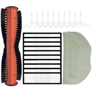 Sodial 2x(Compatible For S10t / Stfcr01sz Roller Side Brush Mop Cloths Robot1241 Sodial 2x(Compatible For S10t / Stfcr01sz Roller Side Brush Mop Cloths Robot1241