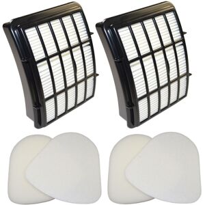 2-Pack Hqrp Kit Hepa Filter+ Foam&felt Filters For Shark Navigator Xhf350 Xff350 2-Pack Hqrp Kit Hepa Filter+ Foam&felt Filters For Shark Navigator Xhf350 Xff350