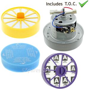 Vacuum Hoover Ydk Motor Fits Dyson Dc04 Pre + Post Hepa Top Filter Kit + Toc Vacuum Hoover Ydk Motor Fits Dyson Dc04 Pre + Post Hepa Top Filter Kit + Toc