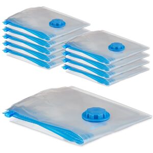 Relaxdays 30x Vacuum Bags For Clothes Compression Storage Bags Set Relaxdays 30x Vacuum Bags For Clothes Compression Storage Bags Set