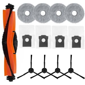 Sodial 3x(For X30 Pro Robot Vacuums Main Side Brush Mop Cloths Rag Dust Bag Spare8816 Sodial 3x(For X30 Pro Robot Vacuums Main Side Brush Mop Cloths Rag Dust Bag Spare8816