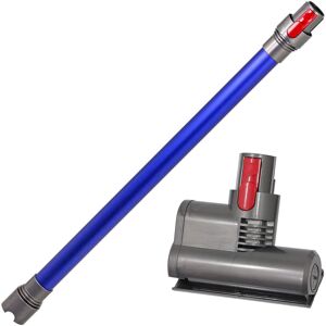 Spares2go Vacuum Mini Motorised Turbine Brush For Dyson V7 Sv11 + Blue Rod Wand Tube Spares2go Vacuum Mini Motorised Turbine Brush For Dyson V7 Sv11 + Blue Rod Wand Tube