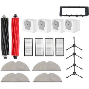 Sodial 2x(Main Side Brush Hepa Mop Pad Dust Bag Robot Part E7x8)2717 Sodial 2x(Main Side Brush Hepa Mop Pad Dust Bag Robot Part E7x8)2717