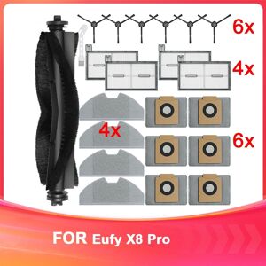 Sodial 2x(Accessories For X8 Pro Robot Vacuums Replacement Kit,Roller Brush,5376 Sodial 2x(Accessories For X8 Pro Robot Vacuums Replacement Kit,Roller Brush,5376