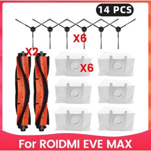 Sodial 2x(For Eve Max Spare Parts Main Side Brush Dust Bag Accessories M2g6)4339 Sodial 2x(For Eve Max Spare Parts Main Side Brush Dust Bag Accessories M2g6)4339