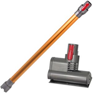 Spares2go Vacuum Mini Motorised Turbine Brush For Dyson V8 Sv10 + Orange Rod Wand Tube Spares2go Vacuum Mini Motorised Turbine Brush For Dyson V8 Sv10 + Orange Rod Wand Tube
