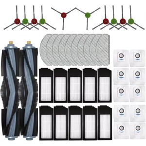 Sodial 42pcs For T10 Plus/x1 Plus Robot Vacuum Replacement Spare Parts Main Side9368 Sodial 42pcs For T10 Plus/x1 Plus Robot Vacuum Replacement Spare Parts Main Side9368