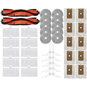 Sodial 2x(For W2 Spare Parts Main Side Brush Hepa Filers Mop Cloths Dust8310 Sodial 2x(For W2 Spare Parts Main Side Brush Hepa Filers Mop Cloths Dust8310
