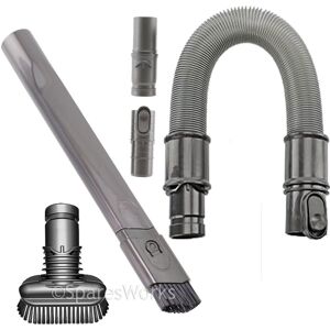 1.4m Hose Extendable Crevice Brush Dusting Tool Kit For Dyson Dc29 Dc33 Vacuum 1.4m Hose Extendable Crevice Brush Dusting Tool Kit For Dyson Dc29 Dc33 Vacuum