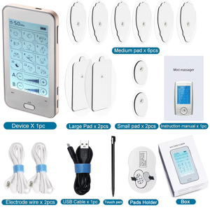 Does Not Apply Touch Display 12 Mode Electric Ems Muscle Stimulator Tens Unit Acupuncture Body Does Not Apply Touch Display 12 Mode Electric Ems Muscle Stimulator Tens Unit Acupuncture Body