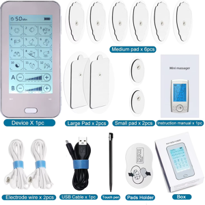 Does Not Apply Touch Display 12 Mode Electric Ems Muscle Stimulator Tens Unit Acupuncture Body Does Not Apply Touch Display 12 Mode Electric Ems Muscle Stimulator Tens Unit Acupuncture Body