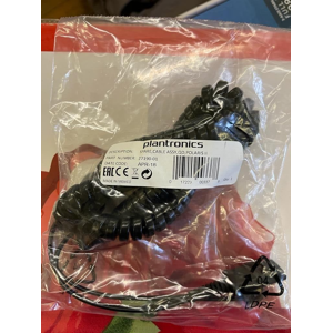 Plantronics Spare U10p Cable Assy,Qd,Polaris Ii 27190-01 Pack Of 10 Cables Plantronics Spare U10p Cable Assy,Qd,Polaris Ii 27190-01 Pack Of 10 Cables