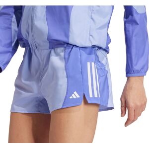 adidas Own The Run Womens Running Shorts Blue 3 Inch Zip Pocket Lined Reflective adidas Own The Run Womens Running Shorts Blue 3 Inch Zip Pocket Lined Reflective