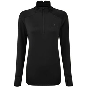 Ronhill Prism Womens Running Top Black Long Sleeve Half Zip Base Layer Thermal Ronhill Prism Womens Running Top Black Long Sleeve Half Zip Base Layer Thermal